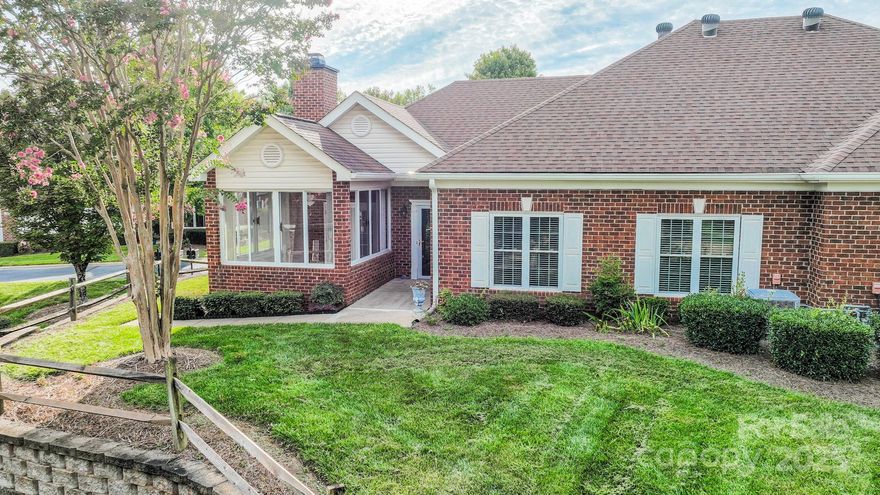 Welcome home to this beautiful, well taken care of, 1 owner condo in an absolutely wonderful area. Located within walking distance to restaurants and shopping, you will never get bored. This condo offers updated windows from 2022 with transferrable warranty and laminate flooring in many areas. The home has vaulted ceiling in the family room along with a gas fireplace. The kitchen offers granite countertops and upgraded backsplash. Imagine sitting in the sunroom and enjoying tranquility. Both bedrooms are large with ample closet space. The community offers a clubhouse, pool, workout area and a library stocked with books and puzzles. You do not want to miss this one!!!!