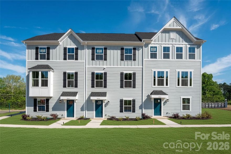 ***Ask about our limited-time incentive — two years of HOA fees paid on all homes sold in this community.***QUICK MOVE IN END UNIT TOWNHOME! Welcome to your private retreat in the heart of Steele Creek. Stowe Branch Townhomes offers the perfect blend of tranquility and convenience—just 1 mile from CLT Premium Outlets, great dining and shopping. With quick access to major highways, you’re minutes away from enjoying fun water activities on Lake Wylie or embarking on your next vacation from CLT Douglas International Airport. This community gives you the privacy you crave while keeping you close to everything Charlotte has to offer. Choose from a variety of thoughtfully designed floorplans and options to create a home that truly fits your lifestyle. Imagine evenings by the firepits, illuminated by warm string lights, or leisurely weekends spent wandering beautifully landscaped green spaces with peaceful seating and picnic spots. With a dedicated dog park, even your pup can enjoy a resort like experience. Don’t miss the chance to own a beautiful luxury townhome in one of Steele Creek’s most desirable locations.