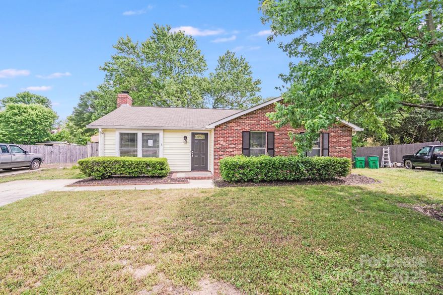 Don’t miss this beautifully updated home in the sought-after Walden on Carmel neighborhood! Featuring a spacious open floor plan with hardwood-style LVP flooring throughout, this home offers warmth and modern comfort. The kitchen boasts sleek black appliances, including a side-by-side refrigerator with ice/water dispenser, glass-top stove, microwave, and quiet dishwasher. Both bathrooms have been stylishly renovated with updated vanities, countertops, and mirrors. Enjoy outdoor living in the fully fenced backyard, perfect for relaxing or entertaining, complete with a 10x12 storage building. Zoned for the brand-new Ballantyne Ridge High School! Conveniently located near I-485, Ballantyne, Pineville, and SouthPark shopping and dining. This gem won’t last long!