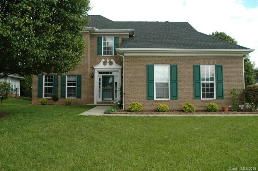 Great floorplan in this beautiful home. Huge kitchen with large island, solid surface counters, butlers pantry. Choose either formal LR or Office. Note the storm/screen doors on front and rear doors. DR and Family room complete the first floor. The home was built with up to 4 ft extension which allows for spacious bedrooms. New tile floors in both bathrooms. Convenient corner lot and lovely deck for