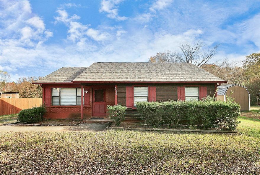 If you're searching for a tranquil + peaceful rental home within the Charlotte city limits, this is the home for you! Featuring 3 bedroom & 1 bathroom, this ranch is situated on a .50 acre lot with a massive and private backyard for true outdoor living. Upon entering, you'll find your spacious living room that is open to your dining area and kitchen. With ample countertop + cabinet storage space, you've got everything you could need here! The three bedrooms are all sizable with endless natural light pouring in the windows, and share a full bathroom. With all appliances + the washer and dryer staying in the home, all you need to do is pack your bags and starting planning your evenings out back by a fire pit! Apply today before it's too late!