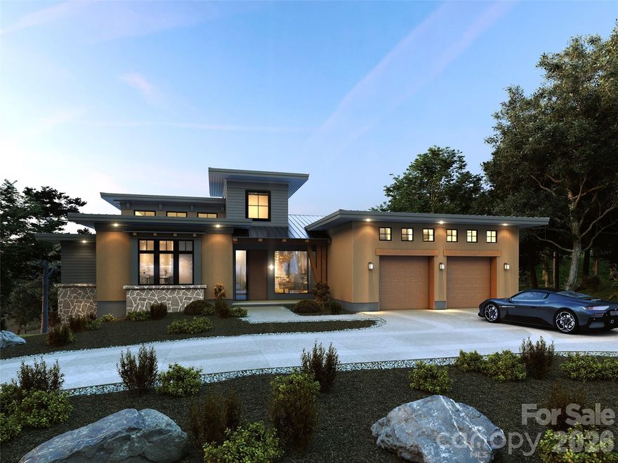 The proposed land/home package in Brights Creek epitomizes a streamlined, contemporary aesthetic, harmoniously blending modern design with a serene mountain environment. This home showcases a Scandinavian influence with its elegant use of timber and rich materials, emphasizing simplicity & functionality. The design strategy prioritizes minimal trim, resulting in a clean, unembellished appearance that enhances its sophisticated charm. Expansive windows invite natural light, creating a seamless indoor-outdoor connection and offering stunning views of the surrounding landscape. The open floor plan fosters a spacious, airy atmosphere, ideal for modern living. Sustainable features/energy-efficient technologies are integrated, ensuring the home is environmentally friendly. Every element, from the choice of materials to the layout, is meticulously curated to create a tranquil, refined retreat that embodies the perfect blend of contemporary style and natural beauty, making it an ideal haven.