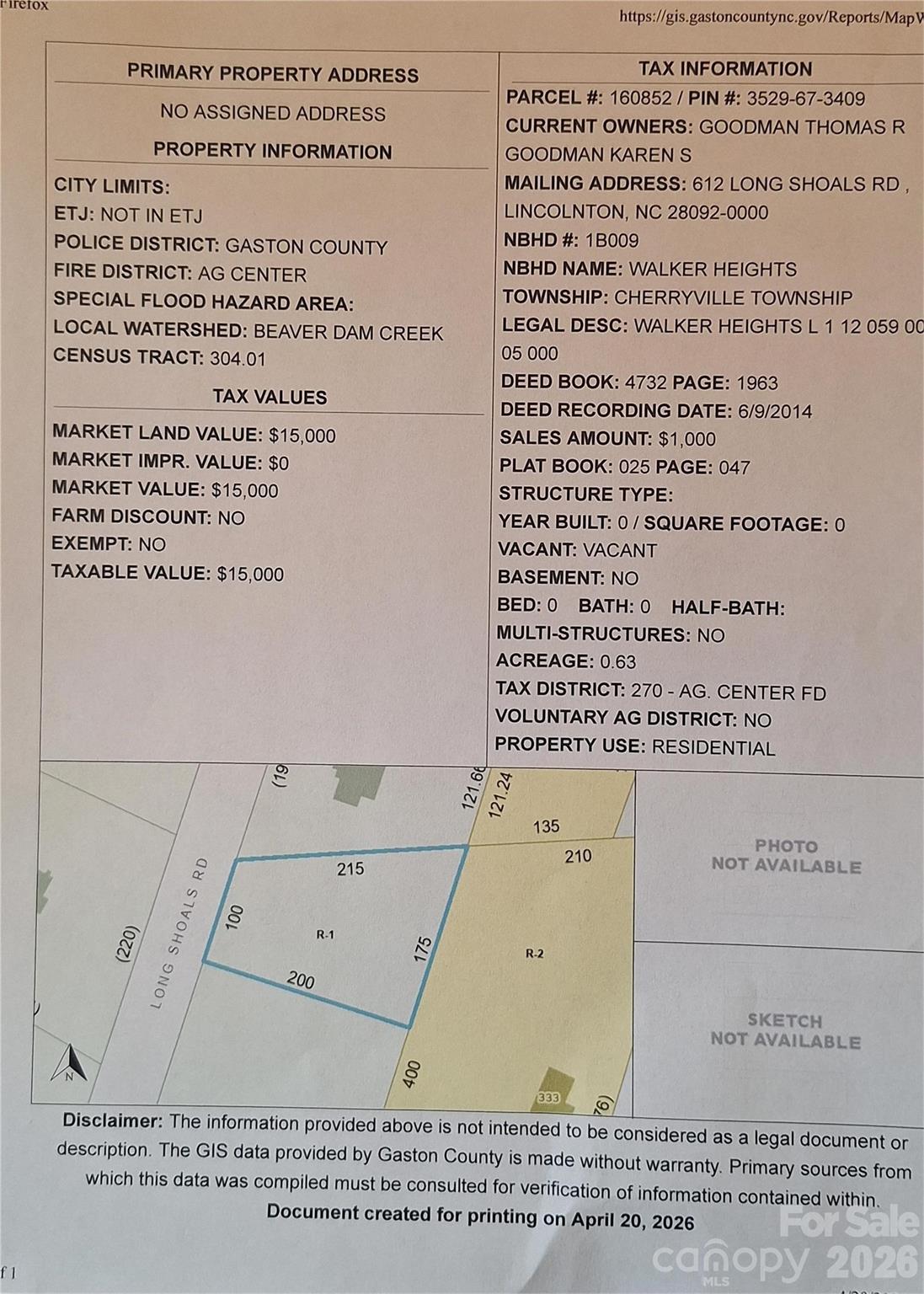 Walker Heights - Land