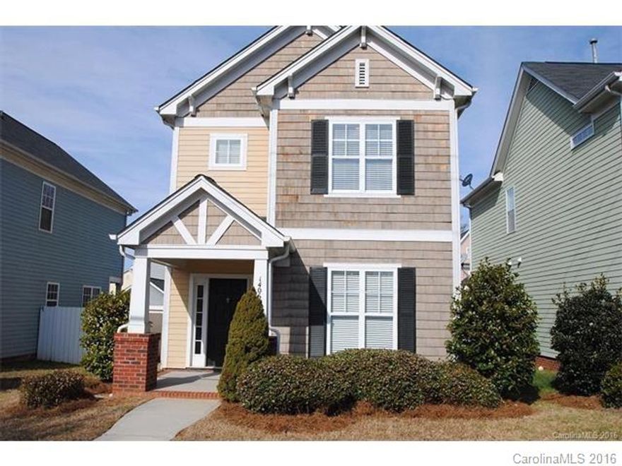Highly sought neighborhood. Located less than 5 min from Birkdale Village and I-77, excellent schools, walking trails throughout community w/ access to pool & playground. Open kitchen & great room floorplan w/ 3 bedrooms upstairs; gas fireplace; high ceilings; Jack & Jill; master w/ walk-in closets; two car detached garage and patio area for entertaining.