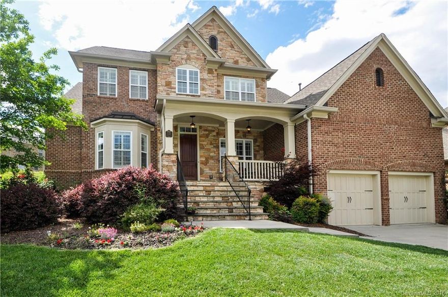 Spacious David Weekley home in highly desired Christenbury neighborhood.  Extremely open floor plan highlighted by  two story stone fire place.  Upgrades in kitchen make entertainment a breeze.   Master on main features jetted garden tub and huge walk in closet.  Covered deck and custom outdoor living area complete with fire pit makes for perfect evening relaxation in private back yard.  Walk to pool, fitness center, and recreational amenities.   Close to shopping and dining options.