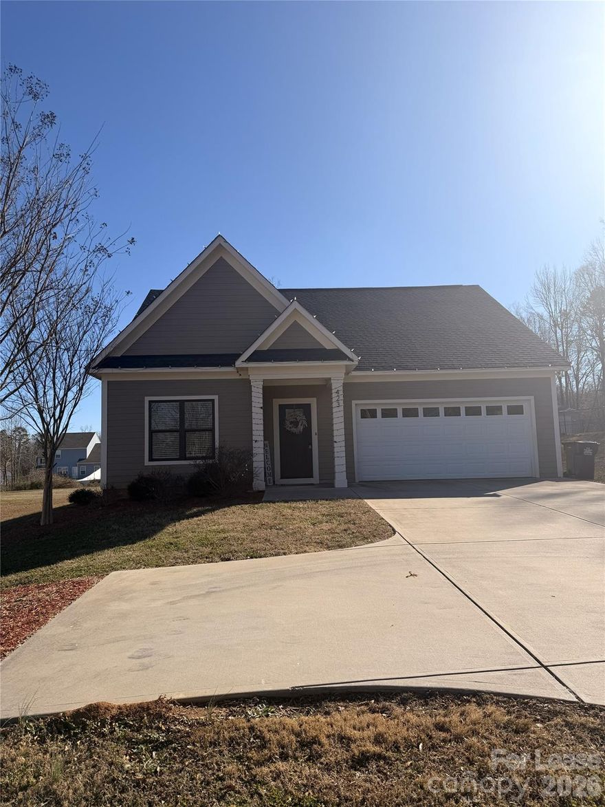 THIS PROPERTY IS NO LONGER AVAILABLE - This beautiful 3 bedroom 2 bath home with 2 car garage has an excellent floorplan and excellent use of space. The open layout is perfect for entertaining! The enormous kitchen has granite countertops, tons of cabinet space, stainless appliances, and a large double pantry. Split bedroom plan. Luxury Vinyl Floors throughout the home. There is a large patio out back overlooking the backyard. All of this just 1/4 mile to Main St. in Dallas. Easy Commute to Charlotte or Hickory and minutes to shops and restaurants

Please visit our website, under the Lease tab, to see if a property is still available and to review our rental requirements. A credit and criminal background check are a part of the application process. $75 application fee per adult, 18+. Small pets ok (50 lb max) with a non-refundable $500 pet fee (per pet, two max). All pets must be approved by our third-party Pet Screening service. Photos are from prior to the current tenant.