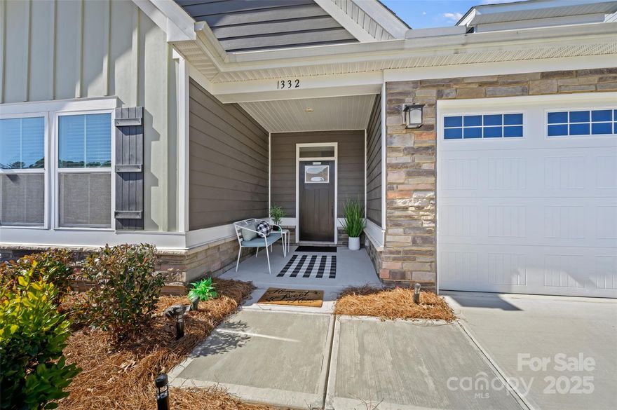 Discover a hidden gem! This vibrant, family-friendly neighborhood offers fantastic amenities, including a clubhouse, pool, tennis courts, & scenic walking trails. THE HOA MAINTAINS EXTERIOR YARD MAINTENANCE. Step into this inviting open-concept home, featuring 2 BEDS & 2 BATHS ON THE MAIN FLOOR. The tray ceiling in the spacious master suite elevates the ambiance of luxury & provides comfort w/a large walk-in closet & dual vanity. The chef’s kitchen open to the family room boasts an oversized island w/bar seating, a cozy breakfast area, & access to a covered outdoor porch for relaxation. The second floor offers incredible flexibility w/an open loft area, ideal for a playroom, exercise space, or additional living area. Plus, a dedicated main-floor study enhances the home’s functionality. Don’t miss the large attic space for ample storage—tiled floors in all bathrooms. The oversized lot provides endless possibilities, including an attached 2-car garage.