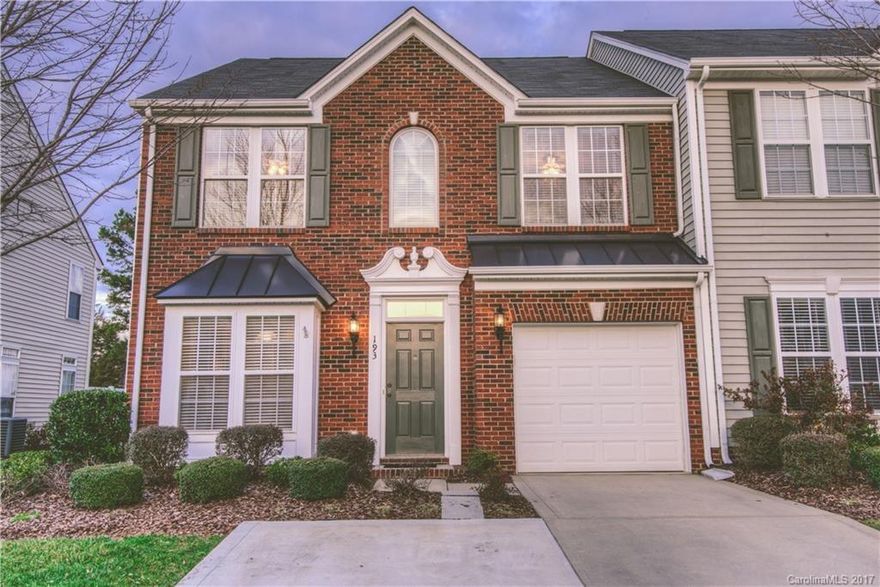 Immaculate Master Down End-Unit Regent Park Townhome!This Brick Home is Bright&Cheery&in Fantastic Condition! Featuring a Perfectly Designed Kitchen, Vaulted Ceilings in Family Room w/Fireplace, Private Owner’s Suite Downstairs . Two Large Bedrooms, Full Bath &an Awesome Loft overlooking the Great Room Up. Tons of Storage in the Walk-In Attic, and Garage w/Sealed Floors & Utility Sink. Fantastic Fort Mill Schools &close to I77/485 for an Easy Commute to Charlotte or Ballantyne.