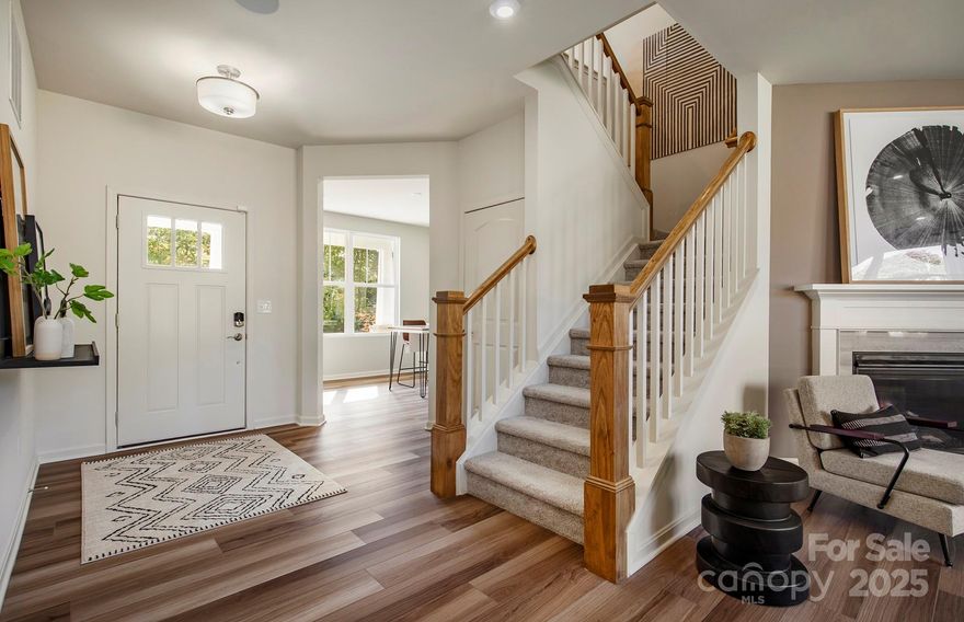 New Construction Home ready October 2025 in Brand New Kinsdale Community in Indian Land!  All included List Price includes any current sales incentives as shown on our website, call for details.  Our Newberry Floor Plan offers beautifully curated selections and incredible structural features such as library on the main level, dining area and large bright sunroom addition. This open floor plan will not disappoint with the spacious Gathering Room and magnificent Gourmet Kitchen with gas appliances.  Upstairs features an open Loft, plus 2 secondary bedrooms and 1 full bathroom; Owner's Bedroom and Bathroom with walk-in shower.  All upgrades and options have been selected.  Visit us at our sales center, in the community, to learn more about this and other incredible homes in tranquil Kinsdale. HOA fees include High-Speed Internet/Cable and private trash collection. All Photos are representative only, not of this home.