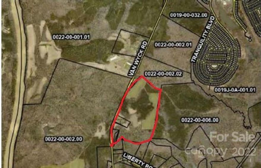 The Historic home is on a separate parcel but can not be purchased separate from the surrounding 30 acres

This is one of 4 parcels for sale as part of the Nisbet Family Property -- a 5th generation family estate in Van Wyck, Lancaster County, South Carolina.  This offering of approximately 776 acres includes rolling terrain, open pastures, natural trails throughout the woods, and over one mile of frontage along the Catawba River.