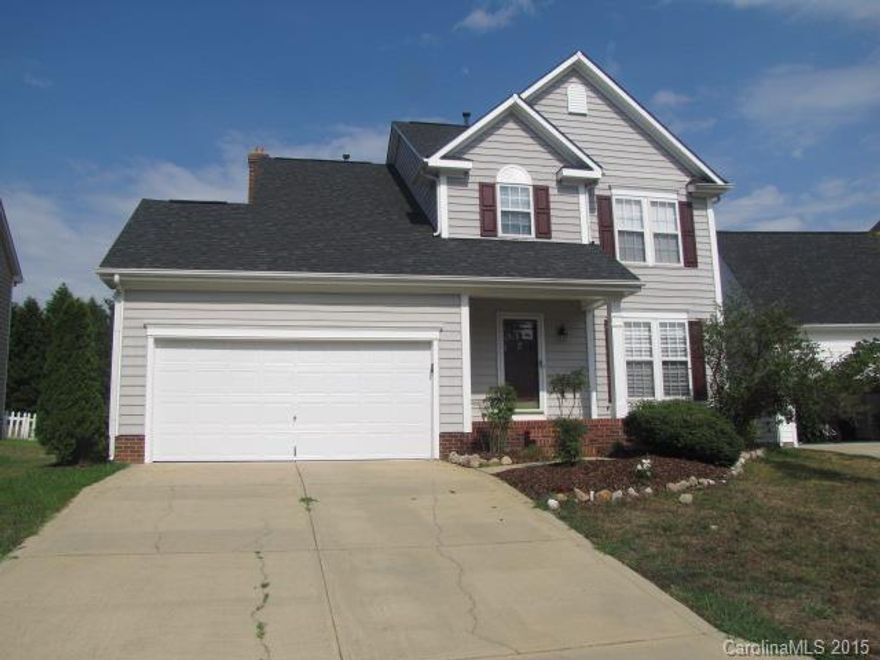 Located on a quiet cul-de-sac, this home has a nice flowing floor plan. Main level features a cozy FR with WB fireplace & a formal DR accented with a bay window. Enjoy preparing meals in the kitchen with new counter tops & appliances, & island with ceiling mounted pot rack. A laundry room & all secondary BRs are located on upper level, including vaulted ceiling master suite with 2 walk-in closets & private bath. Fenced backyard has patio.  Upgrades incl flooring, ceiling fans & light fixtures.