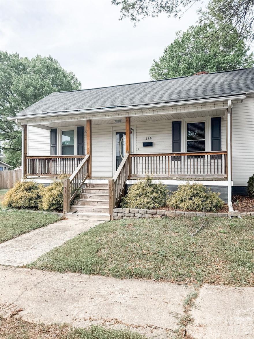Charming 2-bedroom, 1-bath home on the Cabarrus County side of Kannapolis. Enjoy quick and easy access to downtown Kannapolis, with its growing mix of restaurants, shops, and local attractions. This home offers a comfortable layout, convenient location, and easy commuting options- perfect for anyone looking to be close to it all while enjoying a quiet neighborhood feel.