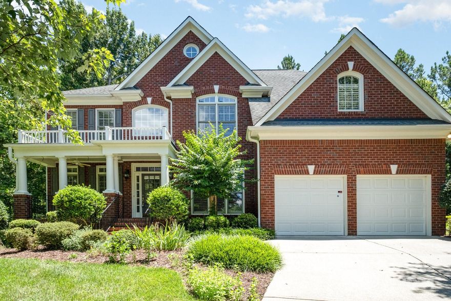 Stunning brick home Cul de Sac in DESIRABLE established Bridgehampton Sub by John Wieland, one of Charlottes premier luxury builders, amenity-rich peaceful community w highly rated schools! Walking distance to GREAT amenities: large Club house pool tennis volleyball basketball gym & woods. Meticulously maintained home features open floor plan; formal living & dining rooms; french doors that lead to 4 season sunroom, 2 story foyer flooded w natural light, light hardwood floors, plantation shutters, bright great room w soaring ceilings & built ins. Spacious cooks kitchen w center island, breakfast area & walk in pantry. Upstairs primary suite w 2 walk-in closets, bath w dual vanity & walk-in shower, spa soaking tub & separate retreat. 3 secondary bedrooms upstairs. A spacious 3rd floor w full bathroom great entertainment area. Wonderful outdoor living space w large private deck space for entertaining, private lot w serene views of mature landscape. 2 car garage.