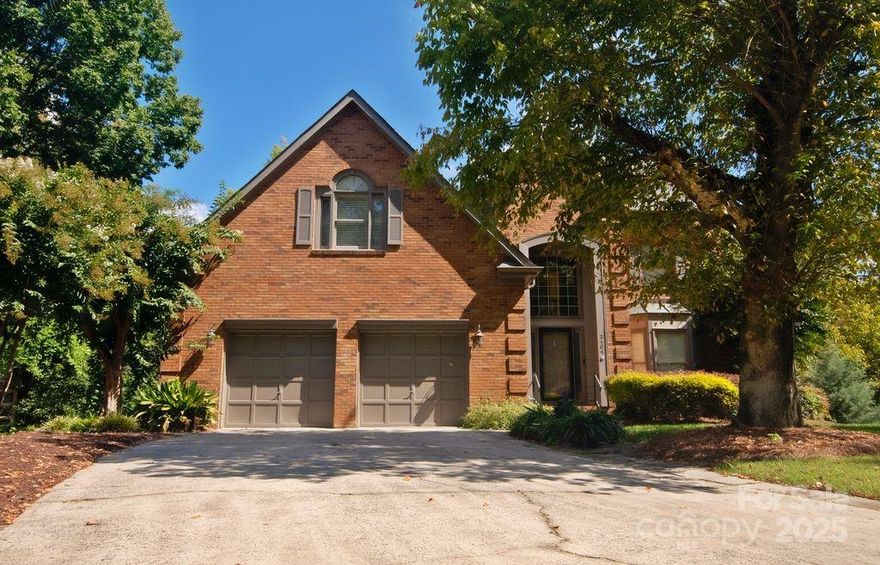 Make this one totally your own in highly sought-after Cameron Wood! So many options! Great floor plan with formal living room, dining room & family room (w/gas FP), large kitchen on first level. Brand new dishwasher & wall oven. Nice breakfast area with bay window. The enclosed sunroom overlooks lovely back yard & community pond, and has a brand new window a/c unit. Such a pristine view and the waterfall sounds make it so peaceful and serene. Walking trail directly behind this home. Upstairs you will find all four bedrooms - 4th BR can also be used as bonus. Huge primary bedroom with tons of natural light. Primary bath has garden tub, double vanity and double closets. HVAC NEW in 2023! Amazing location just minutes from tons of shopping and restaurants, I-485, I-77, Southpark Mall, Carolina Place, Charlotte Douglas International Airport and so much more! Great schools... BA please verify for your Buyer. PRICED TO SELL!! ***Annual dues for swim/racquet club are $500. Membership is separate from HOA dues.            ****THIS HOME HAS BEEN VIRTUALLY STAGED****