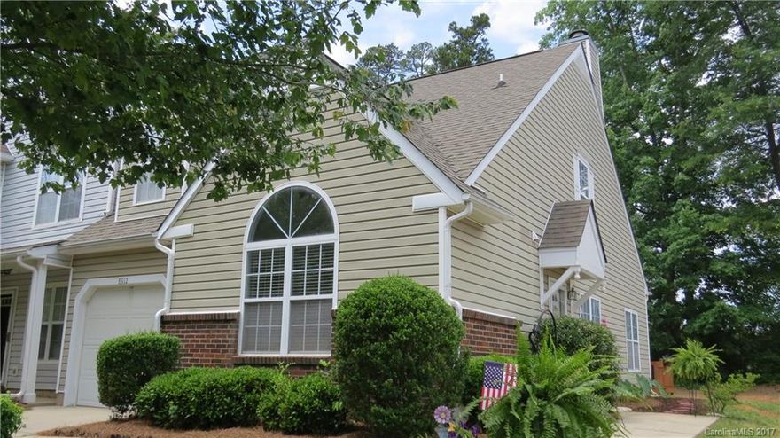 Lovely end unit with large eat in kitchen. Vaulted great room with see thru FP into dining area w/ wood laminate floors. All new carpet in March 2017.  Master with large walk in closet ( being used as office). 2 large bedrooms up. Upgraded light fixtures. Blinds thru out. End unit with one of the very best locations in complex looking at trees for added privacy. Patio flows on to freshly stained deck, mature landscaping. Top rated schools, highly sought location. 1 Yr home warranty provided