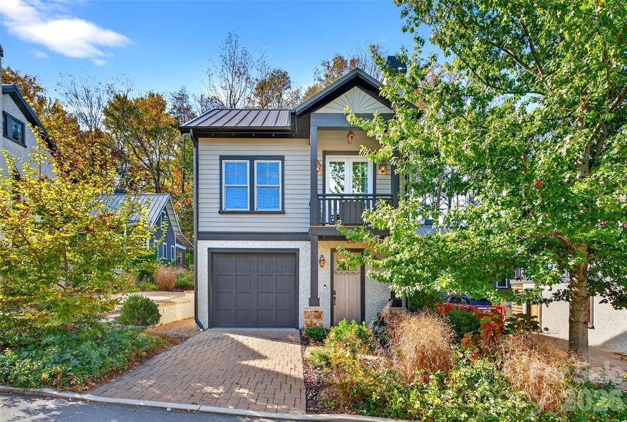 Nestled in the heart of Jacobs Cottages, this charming home is located within a true storybook setting that captures the beauty and tranquility of mountain living. Begin your mornings with coffee on the deck, where peaceful mountain vistas create the perfect backdrop for the day ahead.  Watch the frolicking birds: goldfinches, bluebirds, chickadees and more.
Enjoy the ease of a walkable lifestyle—just a short stroll to the Black Mountain YMCA or nearby pickleball courts for recreation, and in the evening, wander over to Cheshire Village to dine in inviting restaurants and explore its specialty grocery store.  Magnificent hiking trails are just a short drive away.
The home offers thoughtful care and convenience throughout with a low-maintenance yard that is enhanced by beautiful native plantings, while trees were professionally pruned by an arborist in 2026. The exterior was freshly painted in 2026, and the roof was inspected with exhaust boots replaced in 2025. A termite bond is also in place, providing added peace of mind. All window treatments convey.This is a rare opportunity to experience the charm, comfort, and community of Jacobs Cottages—where every day feels a little more inspired.