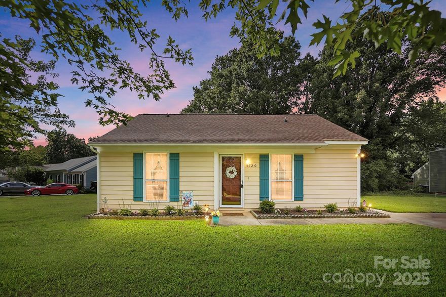 Welcome to 5620 Carved Oak Circle! This charming, well-loved home sits on a quiet cul-de-sac in Charlotte with a private back yard and has been carefully maintained over the years. Recent updates include a new roof (2016), stylish vinyl plank flooring, a new furnace (2025), and a new gas water heater (2023). Move-in ready and filled with comfort, this home offers a perfect blend of updates and character. Conveniently located near shopping, dining, and more—come see why this one feels just right!