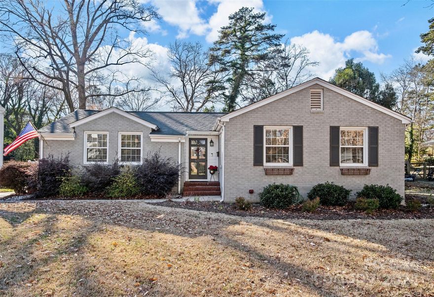 This thoughtfully renovated and newly updated home is located in a desirable South Charlotte area within a highly rated school district. Prime location; Within a few minutes to uptown and SouthPark, and about 10 minutes away from CLT International airport. The home has been artistically renovated, has a fenced backyard with elegantly composed landscaping and hardscape for optimal outdoor entertaining. All of this makes the property an easy turnkey option for a buyer who has been looking and is ready to purchase their new home. One great feature rarely seen at this price point is Cedar lined closets throughout the home.