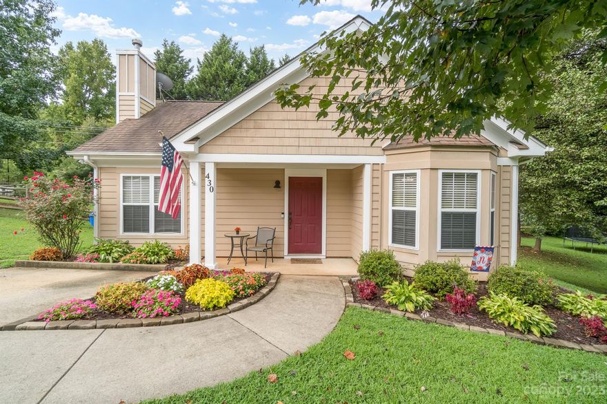 Charming 3 bedroom, 2 bath ranch on a large fenced cul-de-sac lot located in the heart of Mooresville.  This home offers an open layout with a vaulted living room ceiling giving the gathering areas a bright and open feel.  Large primary bedroom suite with walk-in closet and full bathroom.  Two additional bedrooms with a shared bathroom round out this home. Roof was replaced in 2013, new HVAC in 2022 and new dishwasher, carpet and water heater in 2023!  The Cedarcroft subdivision is located in the highly desirable Mooresville Graded School District and is close to downtown Mooresville offering great community events throughout the year.