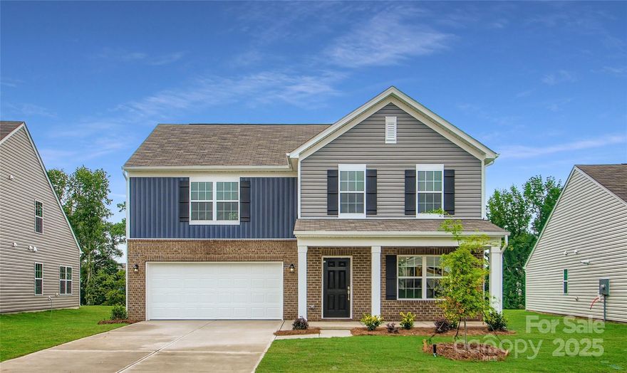 This two-story Bishop floorplan features a smart layout designed for ease of use. On the first floor is a spacious Great Room ideal for entertainment, which has direct access to the breakfast room and a fully equipped kitchen, perfect for seamless everyday living. Found upstairs is a multipurpose loft surrounded by two secondary bedrooms and the serene owner’s suite with a full-sized bathroom. Plus, our signature Everything's Included program means you will get quartz or granite kitchen countertops, stainless steel appliances, luxury vinyl plank flooring, and so much more at no extra cost! At Walkers Mill, residents enjoy a beautiful and natural surroundings close to rivers the Catawba River, local schools, shops and dining. The community offers easy access to I-77 and Rock Hill and only 30 miles to Metro Charlotte.