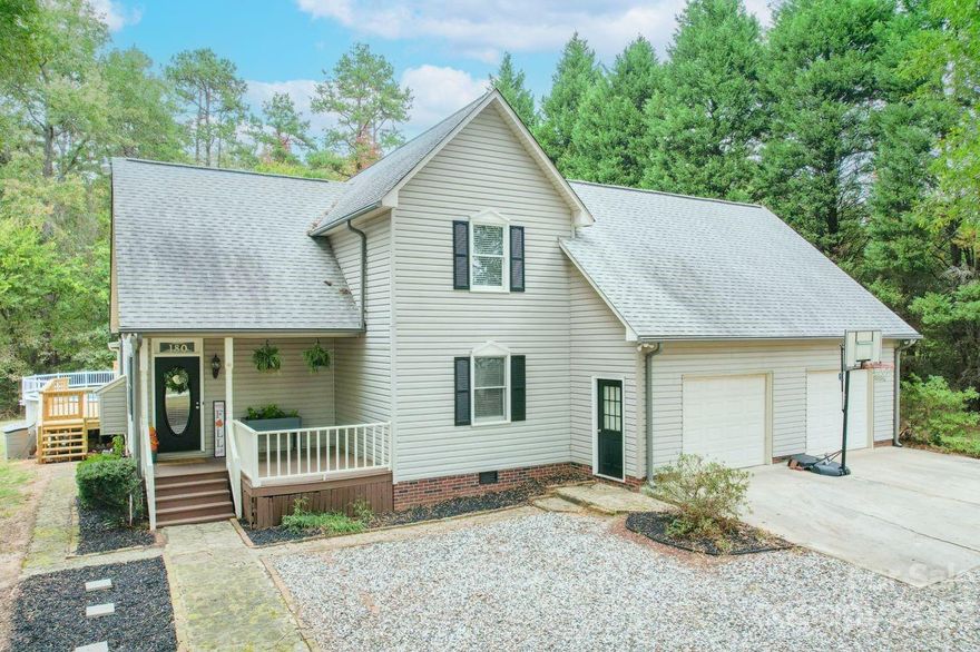 This is the one you've been waiting patiently for!  This 3 bedroom, 2 bathroom country home on 1.26 acres is ready for its new owners.  From the covered front porch with views of the horse pasture across the street to the HUGE deck in the back, built around the well maintained above ground pool, there's tons of room to relax and entertain.  Sellers have worked hard to have this move in ready for you by repainting the interior with Sherwin Williams "Cream in my Coffee" throughout. New carpet has been installed in upstairs bedrooms and ceiling fans have been replaced throughout. Kitchen and bathroom fixtures have been upgraded/replaced (and the bathroom faucets even light up when you use them!) The screen in your lovely Sunroom that overlooks the pool has also just been replaced. Gigantic oversized garage/workshop (with new garage door motors) has tons of room for storage/projects. Hardwire for generator added recently. Private road maintenance agreement for Hidden Valley Road in place.