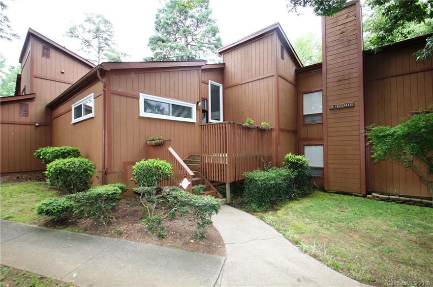 This 4 bedroom 2.5 bath townhome is move in ready! There are many updates the seller has made to this home.  New flooring on the lower lever, new windows, new exterior doors.  2nd floor full bathroom has an updated tile/tub combo with new nickel fixtures.  This home features a huge master with walk in closet and its own full bath.  The huge back fenced in patio is totally relaxing with its own mini pond w/waterfall.  The patio is nicely landscaped.  There is also outside storage.