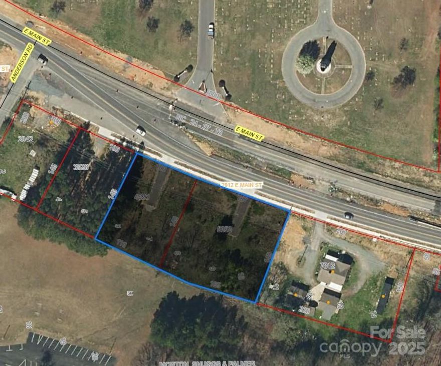 This listing is for two parcels of land located on E Main Street (Hwy 24/27) - Albemarle NC (655803425858 and 655803424923) which totals 0.86 acres with about 250 feet of road frontage along Hwy 24/27.  Prime location - just East of Anderson Rd/Barnard Rd/Main Street Round About - Curb cuts installed at previous home sites.  Property is also listed in Commerical Properties see MLS# 4211104. 


Additional adjoining parcel 655803427812 is also listed and available - See MLS #421112 for a possible combined total of 1.58 acres.