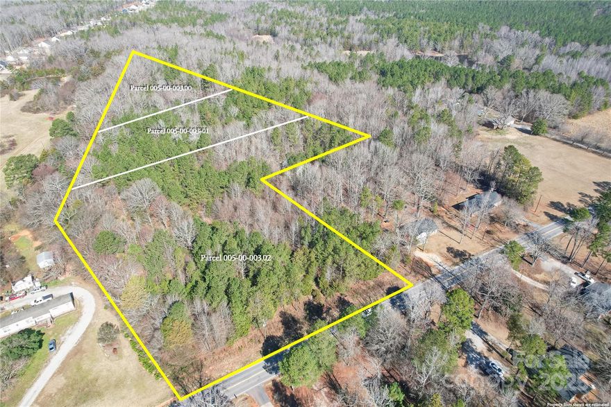 Calling all rural homesite dreamers! Large wooded acreage available in Lancaster with pond. Build your dream home or family compound nestled into this gorgeous property in the trees. Feel miles away in secluded privacy while being only 10 minutes from downtown Lancaster, a short 30 minute drive to Fort Mill, or under an hour to Uptown Charlotte! 

County water available on Shiloh Unity Church side, tap fee $2,600. Septic needed, no soil study/perc test on file. Zoned Rural Residential - 1 home per acre.