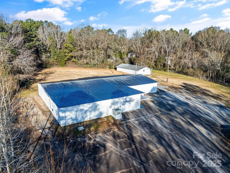 Exceptional Multi-Use Commercial Opportunity w/ 2 buildings on 2+ acres!  Unlock the potential of this rare and versatile commercial property, currently operating as a church and dining hall, and perfect for redevelopment or adaptive reuse. Situated on over 2 acres of land, this property includes two buildings totaling more than 8,600 sq. ft. and possible uses include event venues, schools, gym, or office/business development.  Building 1 – 1,600± sq. ft.  Building 2 – 7,000± sq. ft.  2+ Acres allow on-site parking, green space, and room for future expansion or new construction. Potential for subdividing (subject to zoning).  Endless possibilities for investors, organizations, or businesses looking for a prime location at an incredible value!