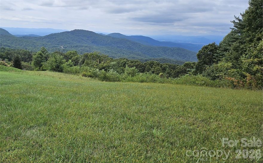 Rare Western Views!! One of the last west ridge properties available in Grand Highlands. Incredible views overlooking south Asheville to Mt. Pisgah, views from the front of the homesite overlooking rolling meadows, HOA greenspace, and the community clubhouse. Easy build site, 5 bedroom septic system already installed!! Community features offer private road maintenance, 12,000 Sq. Ft. Clubhouse, Community Barn, Dog Park, Hiking Trail, and Community Garden.