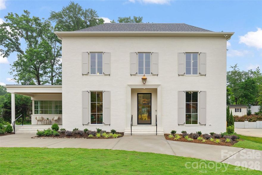 Exceptional new construction in desirable Randolph Park is complete and move in ready! Built by Joyce Building Co and thoughtfully designed by Greg Perry, this home offers 5,445 square feet of refined living space on a spacious .41-acre lot. This stunning residence features 6 bedrooms and 6 full bathrooms with designer finishes and high-end craftsmanship throughout. The chef’s kitchen is beautifully appointed with Thermador appliances, quartzite surfaces, scullery with custom cabinetry, and wet bar, and opens seamlessly to the breakfast area and inviting family room with fireplace. Guest suite or private study on the main. Upstairs, the luxurious primary suite features a spa-like bath and two custom walk-in closets, alongside three secondary bedrooms, each with a private en-suite bath. Finished third floor includes a recreation room, full bath, and optional sixth bedroom. Covered rear patio with fireplace and heaters can be enjoyed year round. Attached 2-car garage and circular drive provide ample parking. A rare opportunity to own a beautifully crafted new construction home with exceptional attention to detail and timeless design!
