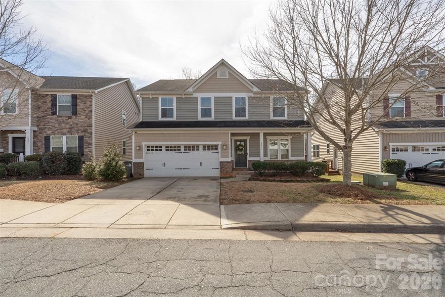 Welcome home to this desirable Kellswater Bridge gem, where space, style & setting come together beautifully. Backing to a tree-lined view with no rear neighbors, the huge fenced backyard offers privacy rarely found.  Inside, the freshly painted main level flows effortlessly from the spacious kitchen—open to the great room—a grand formal dining room made for hosting. A front office, currently styled as a chic lounge, adds flexibility to fit your lifestyle. Upstairs, a generous loft anchors three oversized bedrooms plus a convenient laundry room. The primary suite is a true retreat with dual closets & an updated ensuite bath featuring a freestanding tub & glass-enclosed shower. The finished basement expands your living space with a media room showcasing a fun Star Wars theme, a full bath, guest bedroom, abundant storage & a versatile flex area currently housing an exotic fish aquarium. Amenity-rich Kellswater Bridge offers sidewalks, mature trees, clubhouse & pool—plus easy access to I-85, Downtown Kannapolis & Afton Village, with a new Lowes Foods coming soon just down the street. This home delivers space, personality & location—don't miss it.