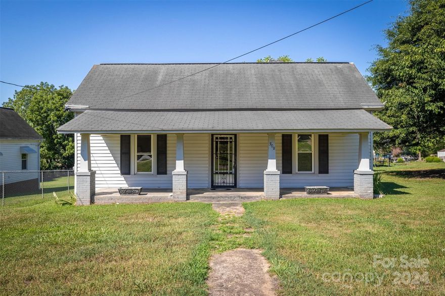Tired of paying rent when you can purchase this home located very close to the downtown area of Morganton?  One bedroom one bath, pine flooring in bedroom, entry and living area.  Very level lot with plenty of room for gardening or play area for pets.