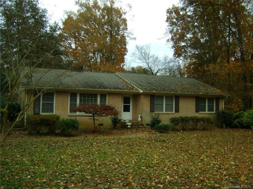 Nice brick home in one of Rock Hill's established neighborhoods. Property is outside city limits. Large deck. Small walk out basement area (unheated), Large lot.