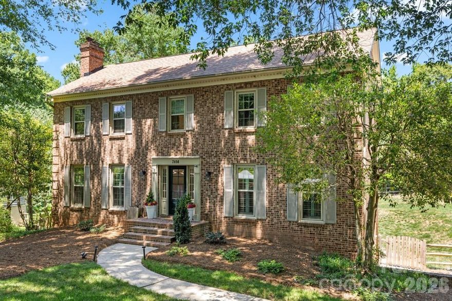 Rare opportunity in highly sought-after Quail Hollow Estates! This beautifully renovated brick home offers the perfect combination of timeless charm, modern updates, and an unbeatable South Charlotte location. Situated on a fenced lot with mature landscaping, this 4-bedroom, 2 full bath, 2 half bath home offers spacious bedrooms and over 3,100 square feet of inviting living space designed for both everyday comfort and effortless entertaining. 

From the moment you step into the welcoming foyer, you’ll notice the warmth and character throughout — hardwood floors on the main level, plantation shutters, custom built-ins, abundant natural light, and a cozy gas fireplace. The open main floor layout flows effortlessly into the spacious sunroom addition, creating the perfect place to relax while overlooking the expansive backyard. 

The beautifully updated kitchen is truly the heart of the home, designed with both everyday living and entertaining in mind. Featuring a center island, WOLF gas cooktop with exterior venting, ASKO dishwasher, abundant cabinetry, and generous prep space, it offers the perfect blend of style, functionality, and gathering space for family and guests alike.

Just outside the rare walk-out basement, the covered patio creates the perfect outdoor retreat for relaxing summer afternoons, quiet morning coffee, or entertaining friends and family in the shade. The walk-out basement itself offers incredible flexibility with endless possibilities for a recreation room, media space, home gym, hobbies, or additional storage — all enhanced by its own cozy gas fireplace. An oversized attached garage provides exceptional convenience along with ample storage space.

Major recent updates for this carpet free home include a new roof (October 2025), new LVP (March 2025), newer windows (2016 & 2020), tankless water heater — providing both style and peace of mind for years to come. Residents enjoy fiber internet availability, affordable HOA dues of only $230/year, neighborhood access to the Little Sugar Creek Greenway, and a community playground. Plus, you’re within walking distance to Quail Corners Shopping Center with Harris Teeter, local shops, and dining, while being just minutes from SouthPark, Uptown, Ballantyne, the airport, and Sharon Road West Light Rail Station. 

Homes with this combination of character, updates, lot size, walk-out basement, and prime location rarely become available in Quail Hollow Estates. This is the one buyers have been waiting for!