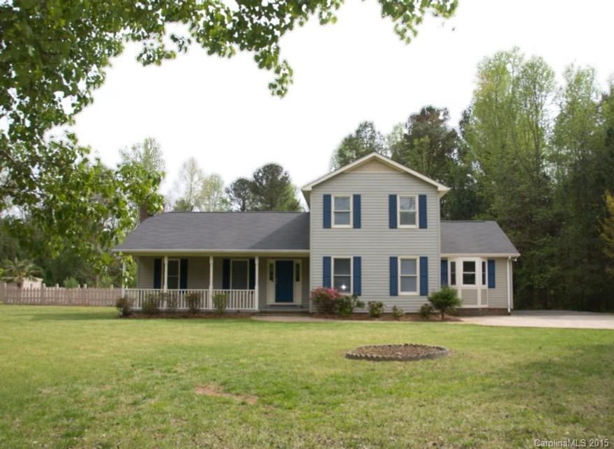 Enjoy a tranquil setting in the country w/convenience. Completely renovated 4 bedroom, 2.5 bath home! Kitchen includes new stainless steel appliances, new cabinets & new granite counter tops. New flooring throughout - including hardwood floors, wall to wall carpeting & ceramic tile. Freshly painted throughout. Brand new roof w/20 year warranty. Almost 3 acres! Covered front porch & spacious back patio overlooking in ground pool. Brand new top of the line Hayward pool pump and filter.