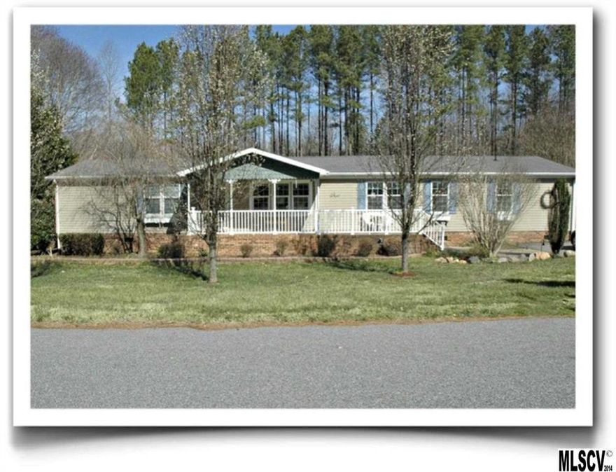 Very spacious 3 bedroom/2 bath home in Conover. Master bedroom features a sitting room/office. Large bedrooms, beautiful durable laminate floors, Large Trex decking overlooking scenic backyard. Storage/Outbuilding and all appliances remain with the home.