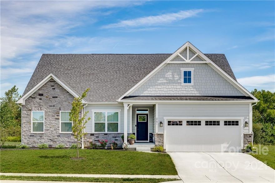 Our New Cumberland Plan offers an Open floor plan with Modern included Finishes! This home also includes an amazing kitchen with Granite Countertops, 42" Upgraded Cabinets, Ceramic Tile Backsplash,  GE stainless range, vent hood, dishwasher. As well as our beautiful new craftsman trim finishes throughout the home and Luxury Vinyl Plank Flooring in most of the main living areas. Large Owner's Suite with tray ceiling and crown molding. Your property will be fully sodded. Located close to Ballantyne, 485, and all that Charlotte has to offer while enjoying the low Lancaster County taxes.  Come by and find out why so many people love this community!