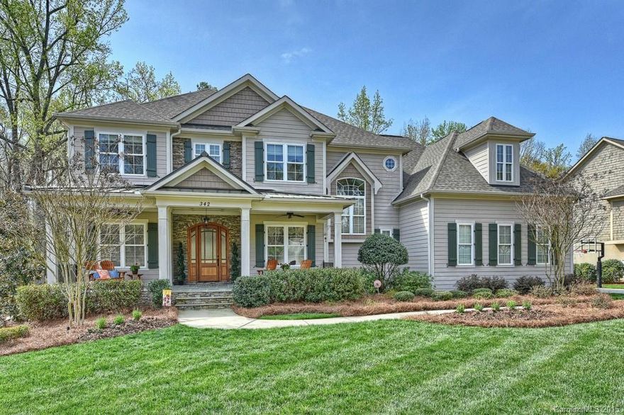 A remarkable home in the prestigious community of Springfield. Space galore with 5 bedrooms and 4.5 baths. Custom features throughout! Gourmet kitchen with gas cook top and convection oven. Open family, breakfast and great room. Upstairs features 4 bedrooms and full baths.  Master suit is enormous! Basement has large rec room with wet bar and play/bedroom with attached bath.  Outside living is just as remarkable with decks, screened porch and large patio. Great view of 2nd hole on golf course!