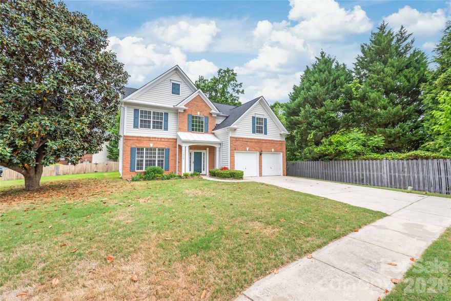 Beautifully updated home with a primary bedroom on the main level in the popular Ballantyne neighborhood of Reavencrest. Recent home renovations include LVP flooring throughout the main level and carpet upstairs. The kitchen has been updated with new white cabinetry, quartz countertops and stainless appliances. The main level includes vaulted Great Room, a formal dining room, breakfast area and laundry room. A gorgeous bathroom with a tiled shower and freestanding tub is a feature of the primary bedroom suite. Upstairs are three more bedrooms and a full bathroom with a walk-in shower. Backyard is partially fenced and has a patio. Other improvements include roof (2023) and HVAC (2023/2019).  Neighborhood amenities include an outdoor pool, tennis courts, and playgrounds. Just a short walk to Polo Ridge ES. Enjoy all of the amenities in Ballantyne including Stonecroft and Blakeney, which have an array of shopping and dining options. Easy access to 485, Rea Rd and Providence Rd.