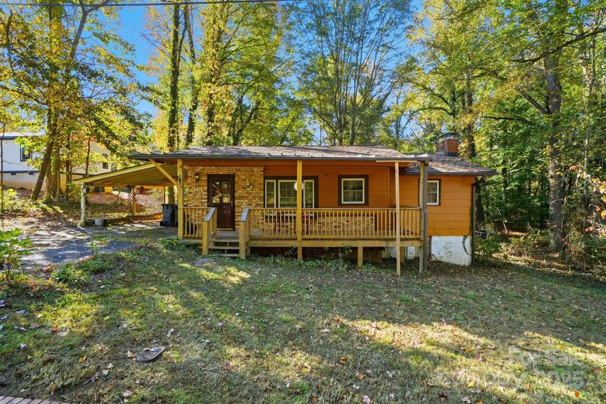 Fantastic opportunity to make your own personal Home or as an investment property. 1,000+ sq/ft on the main level plus an unfinished basement that could be turned into additional living area. This Home features 2 nice-sized Bedrooms with the Primary Bedroom featuring it's own Full Bathroom. The Kitchen has plenty of cabinet and countertop space with a spacious dining area. The Sunroom allows you to take in the privacy and greenery of the wooded backyard. The basement has interior and exterior access and provides plenty of potential! New Roof and gutters just installed last year (2024)! Former second full bathroom could easily be converted back into a full bathroom. Located close by to the newly revitalized Downtown Kannapolis with all of its shopping, restaurants, baseball stadium, and more that it has to offer!