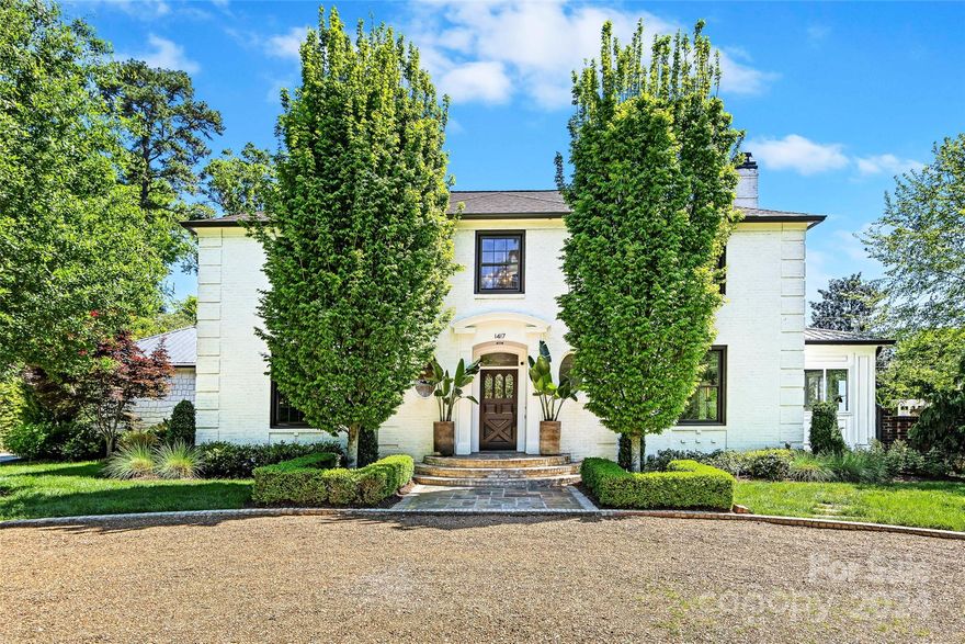 Exquisite 4 bedroom 3.5 bath home offers a rare opportunity in the highly sought after Eastover Neighborhood. Fully renovated custom Kitchen, 48 inch Viking Range w/hood, Bev frig, 2nd primary en suite on the main level with renovated full bath-dining room that opens to expansive outdoor patio, 1/2 bath with marble floor, office with built ins, large living room with gas fireplace, sunroom. Foyer with elegant staircase to 2nd floor, large primary bedroom with en suite bath fully renovated, 2 additional bedrooms with renovated full bath. Hardwood flooring throughout. 3 car garage that is climate controlled with 967 SF apartment above that is state of the art. Tiny house on the property great for art studio, office-both apartment and tiny home can be rented as Airbnb 

Meticulously landscaped providing tranquility, perfect for both relaxation and entertaining. Close proximity to top-rated schools, upscale dining, boutique shopping, Luxury living with urban convenience.