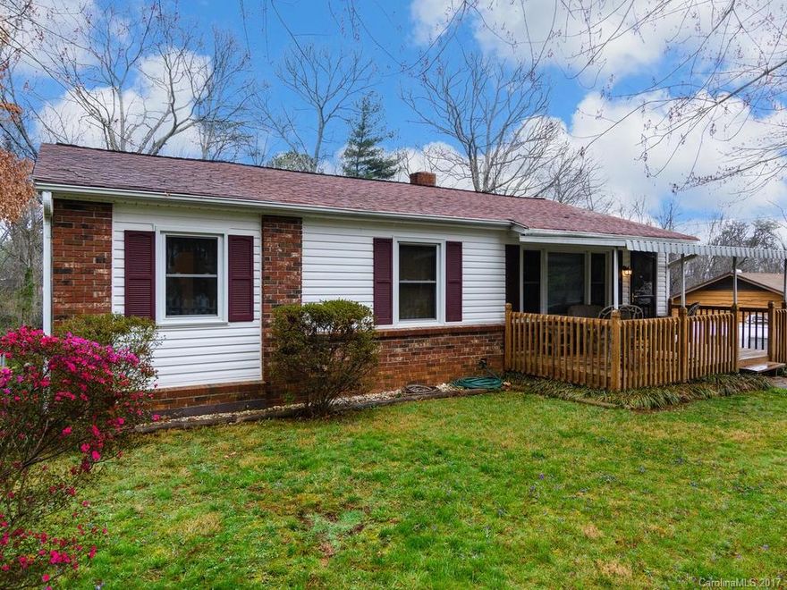 Well taken care of home located in established "West Asheville" neighborhood. Rare opportunity for this price, condition and location.  There are four rooms that have been used as bedrooms, but two of them do not have closets so we are calling one of those a bedroom and one a closet. One bedroom has washer and dryer in it to accommodate needs of seller but were previously in basement. Great workshop space in basement. Very comfortable home. You will love the size of the dining room.