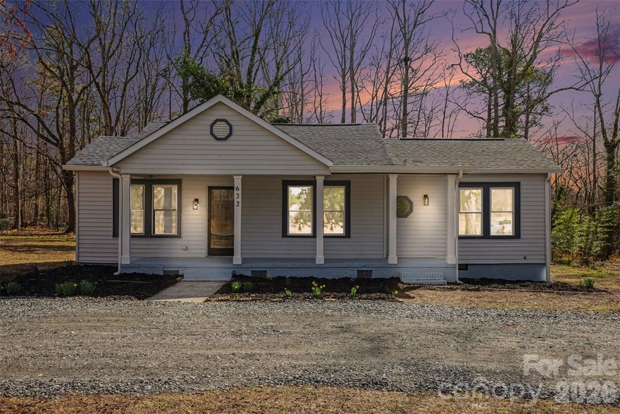 Special Financing Available! Want country living in an adorable newly renovated home on acreage? This is it!! 3 Bedroom 2 Bath home on 2.93 acres gives you a like new home with your own space to build a workshop, add a pool, add on to the house or anything you want to do since there is NO HOA! There is an existing old carport, seller would entertain a discussion/negotiation  to finish it into garage if client would want, don't let that interfere with viewing this property! Park your work trucks and motor homes that HOAs won't allow. The half circle driveway gives you plenty of parking spaces. This home is so cute inside with all its interior renovations. There is new electrical and plumbing, new water heater, new crawlspace insulation and vapor barrier, Quartzite counters in kitchen and baths, marble shower surrounds in the bathrooms, new flooring, new lights and cabinets throughout the house of course. On the outside, there are new 6 inch seamless gutters and new decking and new supports on the back deck There is a new well bladder, new pump and filter system. Check out the added touches like the tongue and groove kitchen ceiling, Beadboard ceilings in both bathrooms and shiplap ceiling in the breakfast nook. Custom wood shelving in the kitchen, pantry and custom stained columns for a touch of class.  The step-down breakfast bar area is great for visiting with family or friends while you cook. There is room for your plants that need lots of light as well from the breakfast area and multiple canned lights.  There is a large great room with an electric fireplace, which opens to the spacious dining room with enough room for a China hutch, you don't find that often in the newer homes.  A spacious new kitchen with a stand-up pantry, all new appliances, and a breakfast bar, and all new cabinetry. There is 6 inch crown molding and 8-inch baseboard throughout. A new utility room features a built-in coat cubby and the washer and dryer hook ups. Primary bedroom features a large walk-in closet and ensuite bath with comfort height fixtures and farmhouse sinks. 2nd and 3rd bedrooms are spacious and have easy access to the large hall bath.  There is an old carport to the right of the property. It is being sold as-is but bring in a contractor to help square it up and/or enclose it to make a large garage! This home welcomes you with a huge rocking chair front porch and enjoy the evenings or outside entertaining on the large, elevated deck. You will love all the space this property offers in the land. Plenty of room for a huge fenced in yard, and space to add a workshop or garage. This one will go fast so don't miss out! Agent has ownership interest,