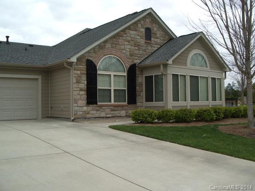 Single story Abbey model. 2 large master size bedrooms with walk-in closets. 2 full baths. 2 car garage. Attic storage. Inside laundry room. Kitchen has expanded 42" maple cabinets with pull-out drawers, under cabinet lighting, granite tops, custom tiled back splash, upgraded dishwasher & disposal. Hardwood floors in living areas & kitchen, tile in baths & carpet in BR's. Expanded fenced patio. Clubhouse, exercise room & heated pool. Not a 55+. Exteriors redone. Easy to show. See it, buy it!