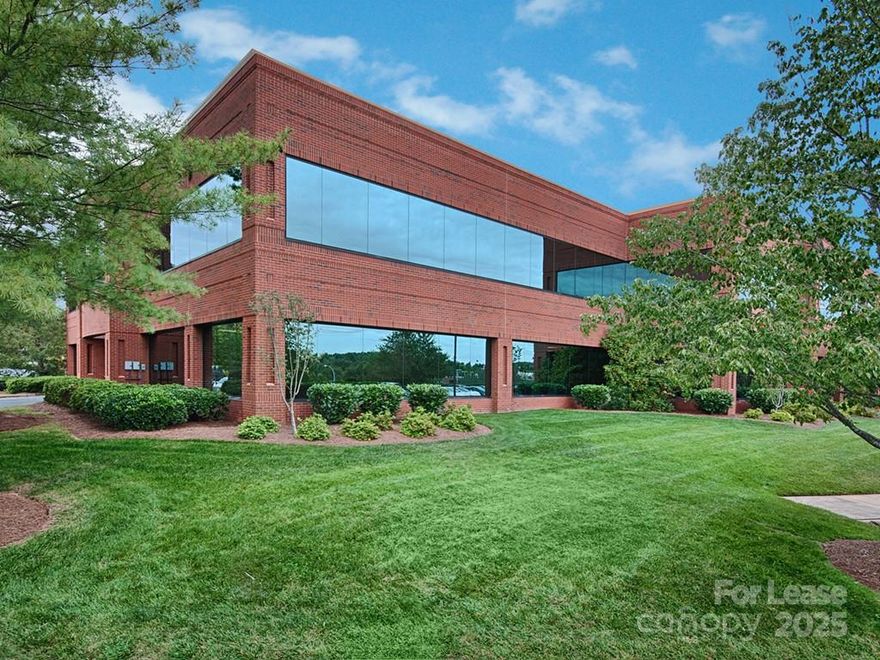 1200 Ridgefield Blvd is a two-story glass & brick office building offering beautiful views in upscale, 100-acre Ridgefield Business Center in Asheville, NC, at I-26, Exit 33. An excellent business environment with well-maintained interiors, sophisticated finishes, quality common areas, ample parking, and on-site management. Surrounded by retail, food, grocery, specialty services, and hospitality. Accessibility to all areas of the city of Asheville (downtown: 7 mi.), the Asheville Regional Airport (10 mi.), and surrounding cities and counties.

102: 2 pvt. office spaces, large admin/cubicle area and breakroom.