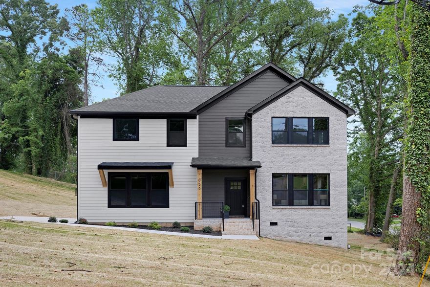 Brand new construction house minutes from downtown Gastonia! Open floor plan! Lots of windows! 3 bedrooms Plus an office! Elegant kitchen with upgraded fixtures! White shaker cabinets with soft closing drawers! Quartz countertops, white subway tile backsplash and all stainless steel appliances are included! Luxury Vinyl Plank flooring downstairs and plush carpet upstairs! Large Primary suite with beautifully designed bathroom featuring free standing tub and all tile shower! Custom shelving in all the closets! Stunning deck area! Excellent quality throughout! Builder provides a 1-10 home warranty through StrucSure! No HOA!