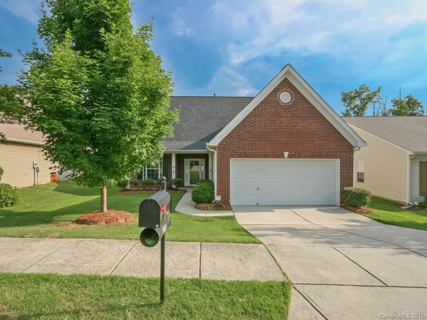 Immaculate! Great value for the price! Master bedroom down with additional bedroom down with full bath access. Beautiful Hardwoods. Community pool and street lights!  Convenient shopping, restaurants, hospital and medical facilities.  Minutes from I-77.