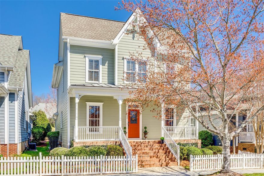 ***$27k Price Reduction makes this the BEST value in Baxter Village! This pristine gem is nestled in the coveted Garden District! Enjoy a low maintenance lifestyle w/included lawn maintenance + prime location where you can walk to Orchard Park Elementary, Baxter Towne Center, Baxter Community Center + more! Charming front porch overlooks pocket park w/expansive lawn. Interior features hardwood floors (*ask about cost to add more hardwoods), newer carpet + fresh neutral paint. Spacious kitchen w/painted white cabinets, abundant counter space + newer stainless appliances. This floor plan gives you so many possibilities w/Office & Sunroom on main level + oversized Loft area upstairs for total flexibility depending on how you live. Primary bath completely renovated w/custom cabinetry, granite counters + custom tile shower w/frameless glass. Updated secondary bath w/new vanity + tile floors. Rear load 2 car garage + driveway for additional parking. Quaint patio area w/hedge for privacy.