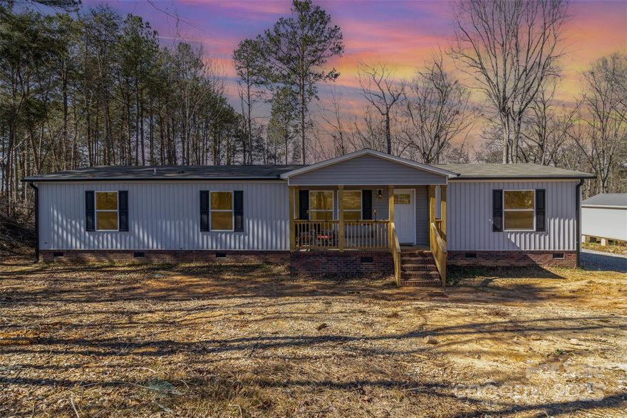 Discover this like-new 4-bedroom, 2-bathroom home on 1.54 acres in Shelby, NC. Less than a year old and in excellent condition, this spacious manufactured home offers an inviting open living area that seamlessly connects the kitchen, dining, and living room, making it perfect for gathering with friends or unwinding after a long day. The primary suite features a private bath and generous closet space, while three additional bedrooms provide flexibility for guests, a home office, or hobbies. Enjoy the peace and quiet of country living with plenty of space to spread out, plus a 206-square-foot storage unit in the backyard for extra convenience. Just a few miles away, Moss Lake offers boating, fishing, kayaking, and picnicking with 10 public boat ramps and 57 miles of scenic shoreline. If you're looking for room to breathe with easy access to outdoor recreation, this move-in-ready home is a must-see!

Builder will be coming back in early March to add landscaping and plant grass.